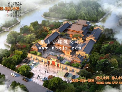 宁波天福寺重建规划效果图